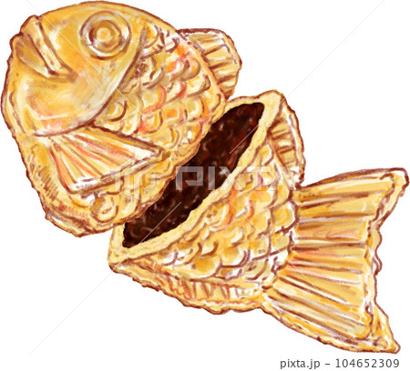 たい焼き_あんこ 104652309