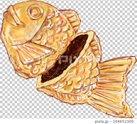 たい焼き_あんこ 104652309