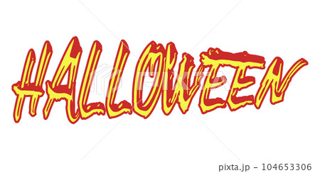 HALLOWEENの文字の素材 HALLOWEENの文字の素材 104653306