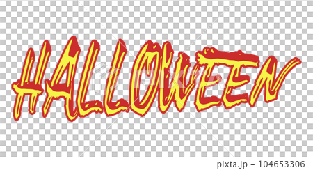 HALLOWEENの文字の素材 HALLOWEENの文字の素材 104653306