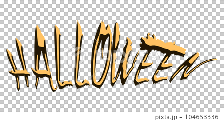 HALLOWEENの文字の素材 HALLOWEENの文字の素材 104653336
