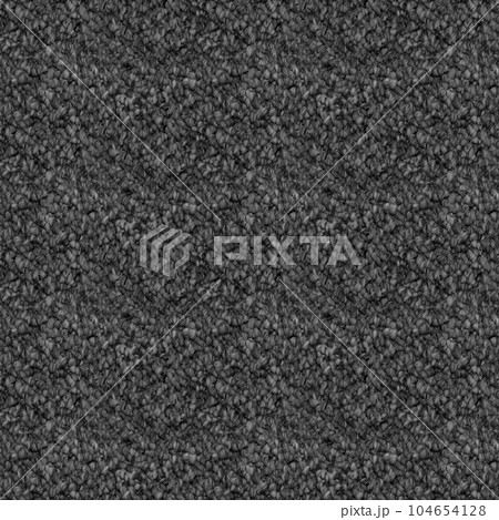 Seamless black and white carpet rug texture background from above 104654128