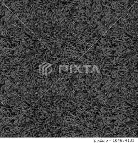 Seamless black and white carpet rug texture background from above Seamless black and white carpet rug texture background from above 104654133