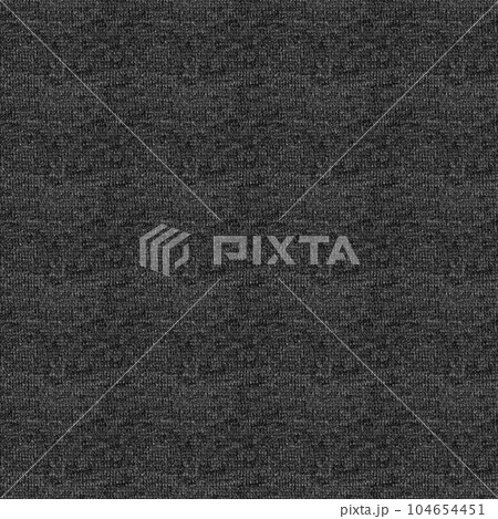 Seamless black and white carpet rug texture background from above 104654451
