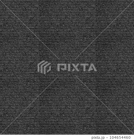 Seamless black and white carpet rug texture background from above 104654460