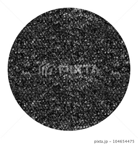 Seamless black and white carpet rug texture background from above 104654475