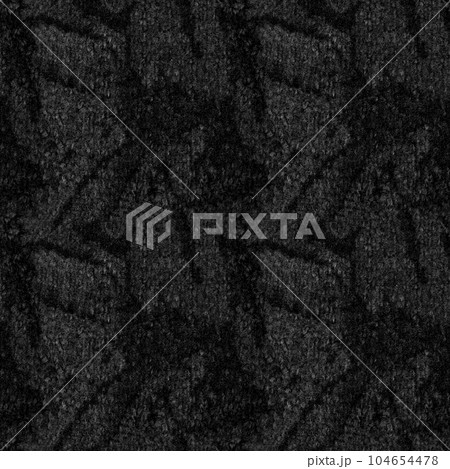 Seamless black and white carpet rug texture background from above Seamless black and white carpet rug texture background from above 104654478