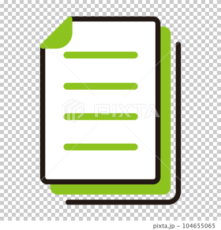 文檔/簡單文具矢量圖標 104655065