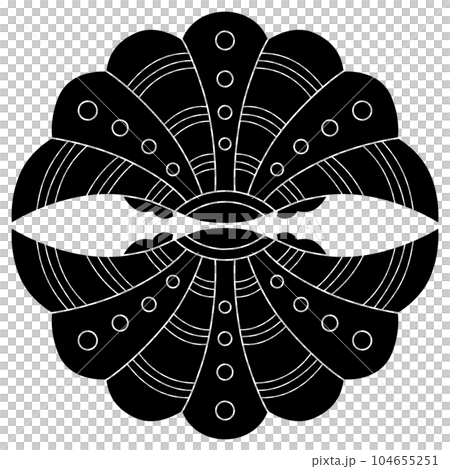 這是一個家族徽章。它被稱為二板屋貝。 104655251