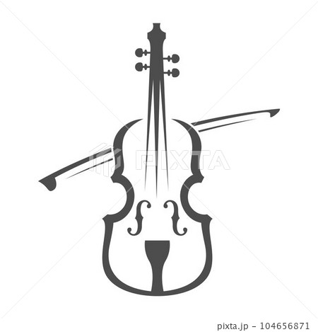 Violin logo icon design 104656871