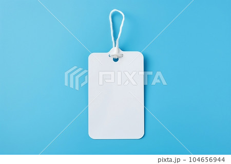 Layout of a white empty tagのイラスト素材 [104656944] - PIXTA