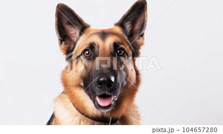 ジャーマンシェパード 白背景 ジャーマンシェパード 白背景 104657280