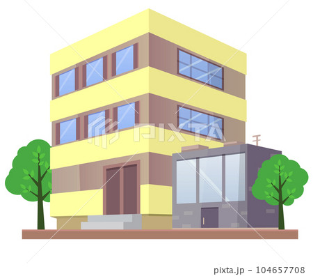 illustration of simple house isolated on white background illustration of simple house isolated on white background 104657708