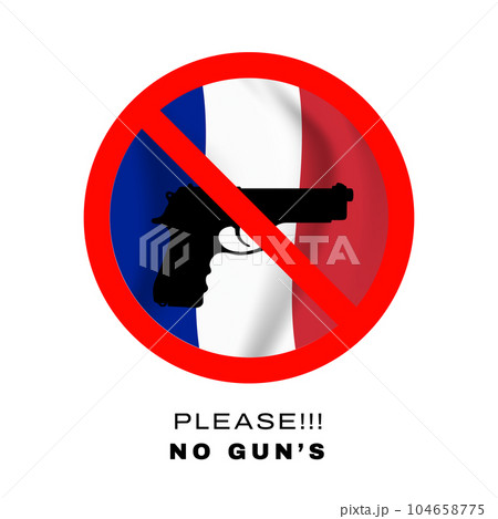Please No Gun's vector illustration 104658775