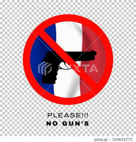 Please No Gun's vector illustration 104658775