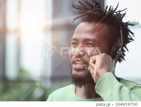 Young handsome man wearing casual sweater Thinking worried about a question, concerned 104659730