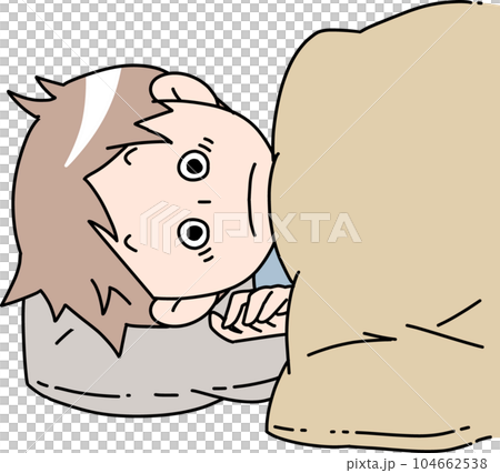 眠れない男性 104662538