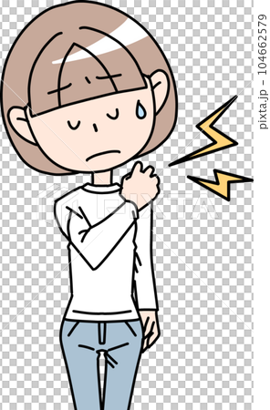 肩こりの女性 104662579