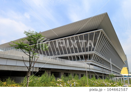 東京アクアティクスセンター外観(東京都江東区) 東京アクアティクスセンター外観(東京都江東区) 104662587