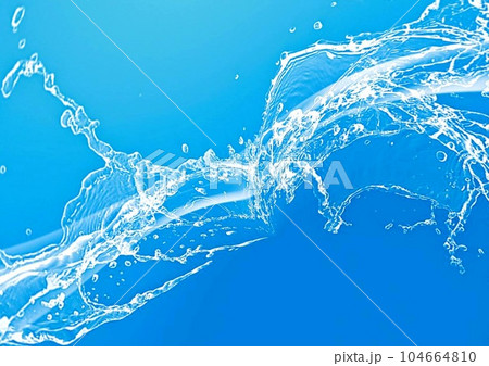 抽象的な水しぶきのイラスト 抽象的な水しぶきのイラスト 104664810