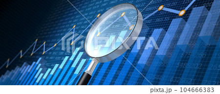 ビジネスデータを虫メガネで分析する、ビジネス業績の調査・分析 104666383