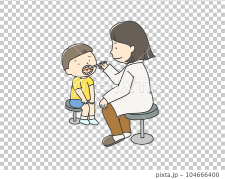 歯科検診　こども 104666400