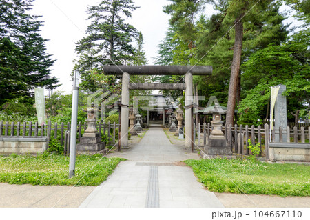 米沢城(上杉神社)「松岬神社」 in 山形県米沢市 米沢城(上杉神社)「松岬神社」 in 山形県米沢市 104667110