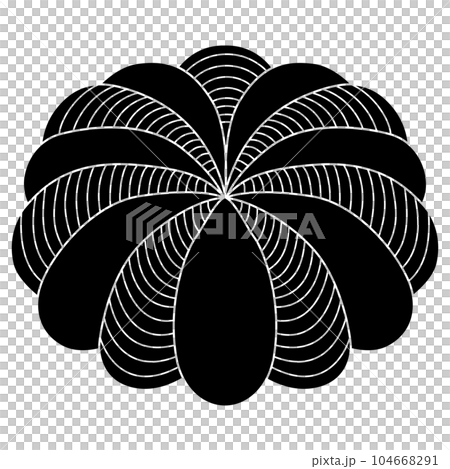 家紋です。兜貝といいます。 104668291