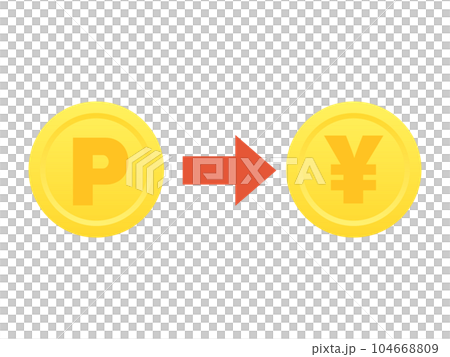Point redemption image illustration 104668809
