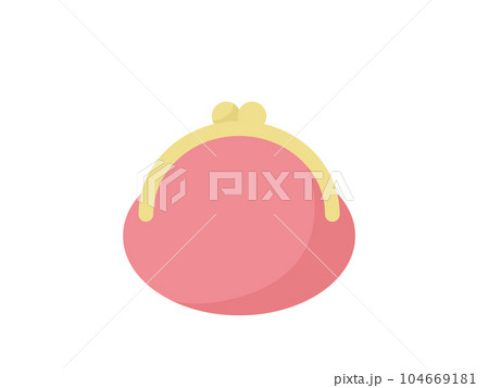 がま口の財布のイラスト 104669181