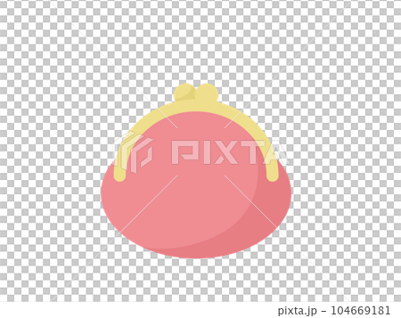 がま口の財布のイラスト 104669181