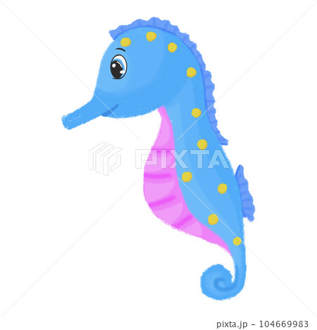 Seahorse in the sea 104669983