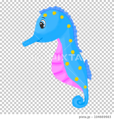 Seahorse in the sea 104669983