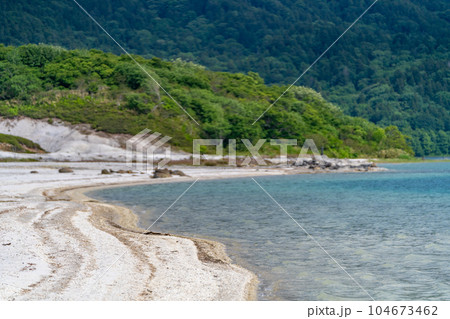 恐山 宇曽利山湖 極楽浜 恐山 宇曽利山湖 極楽浜 104673462