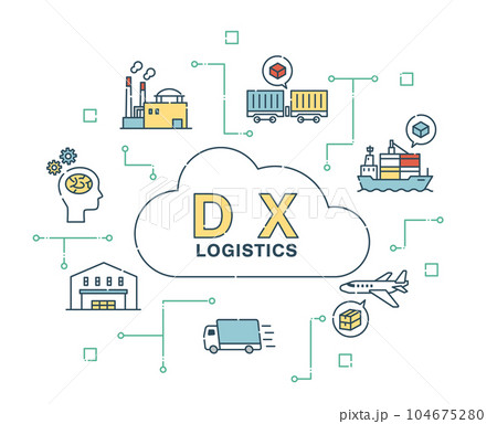 物流 アイコン セット 物流 アイコン セット 104675280