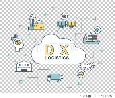 物流 アイコン セット 物流 アイコン セット 104675280