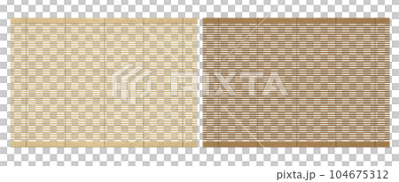 すだれ水彩画2種 104675312