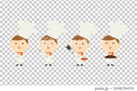 コックさんのイラストセット 104676439