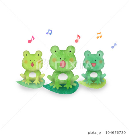 カエルの合唱のイラスト 104676720