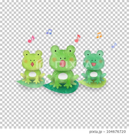 カエルの合唱のイラスト 104676720