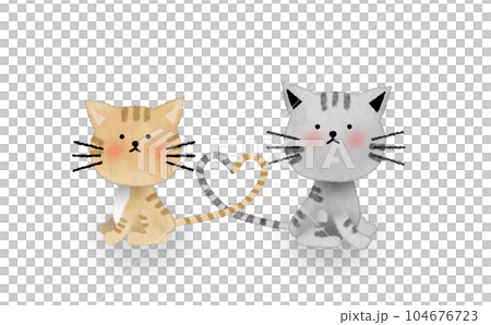 好朋友的貓的插圖 好朋友的貓的插圖 104676723