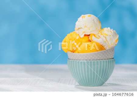 Refreshing ice cream Refreshing ice cream 104677616
