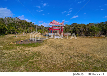 千葉県銚子市長崎町の長九郎(ちょぼくり)稲荷神社と周辺の様子 104677721