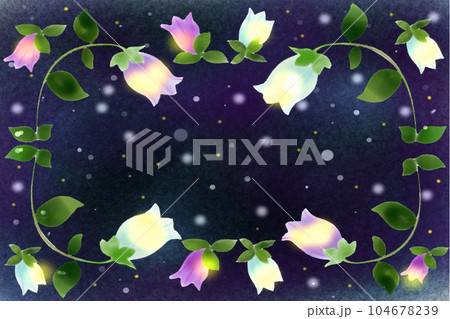 蛍袋の花のカード3 104678239