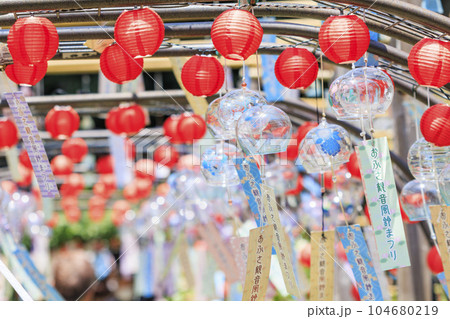 奈良　おふさ観音　風鈴まつり 104680219