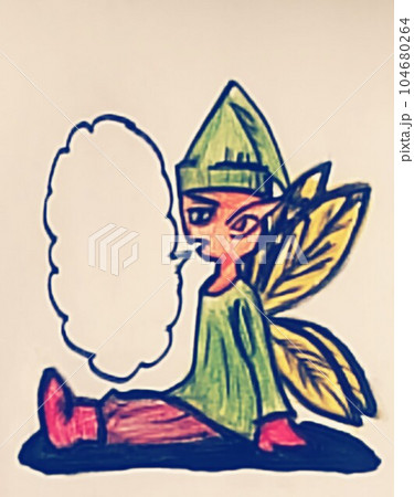 溜め息を吐く妖精 104680264