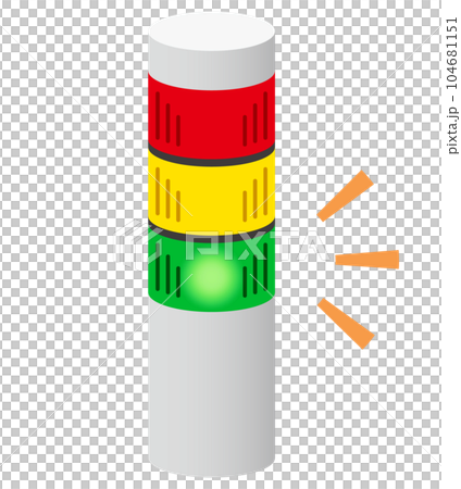 分層信號燈藍色照明插圖 104681151