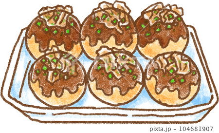 たこ焼き たこ焼き 104681907