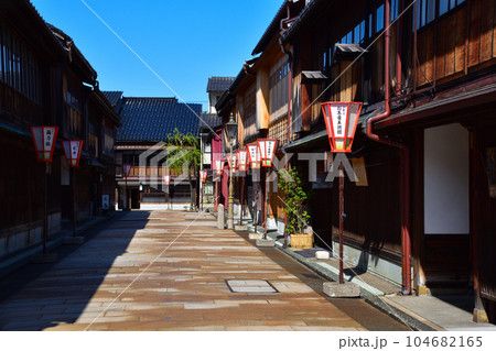 金沢市　ひがし茶屋街 104682165
