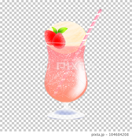 strawberry cream soda 104684208